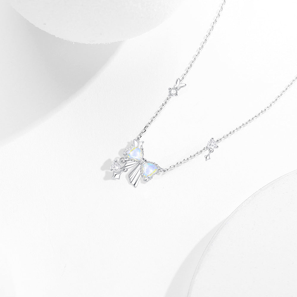 Aurora Series Bow s925 necklace