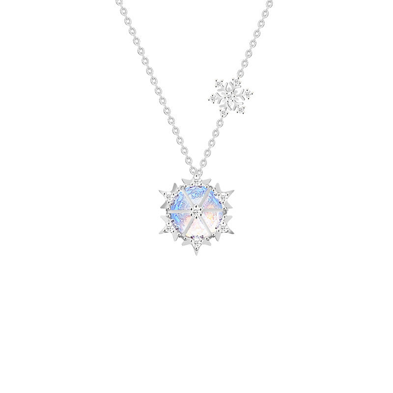 Aurora Series Snowflake s925 Necklace
