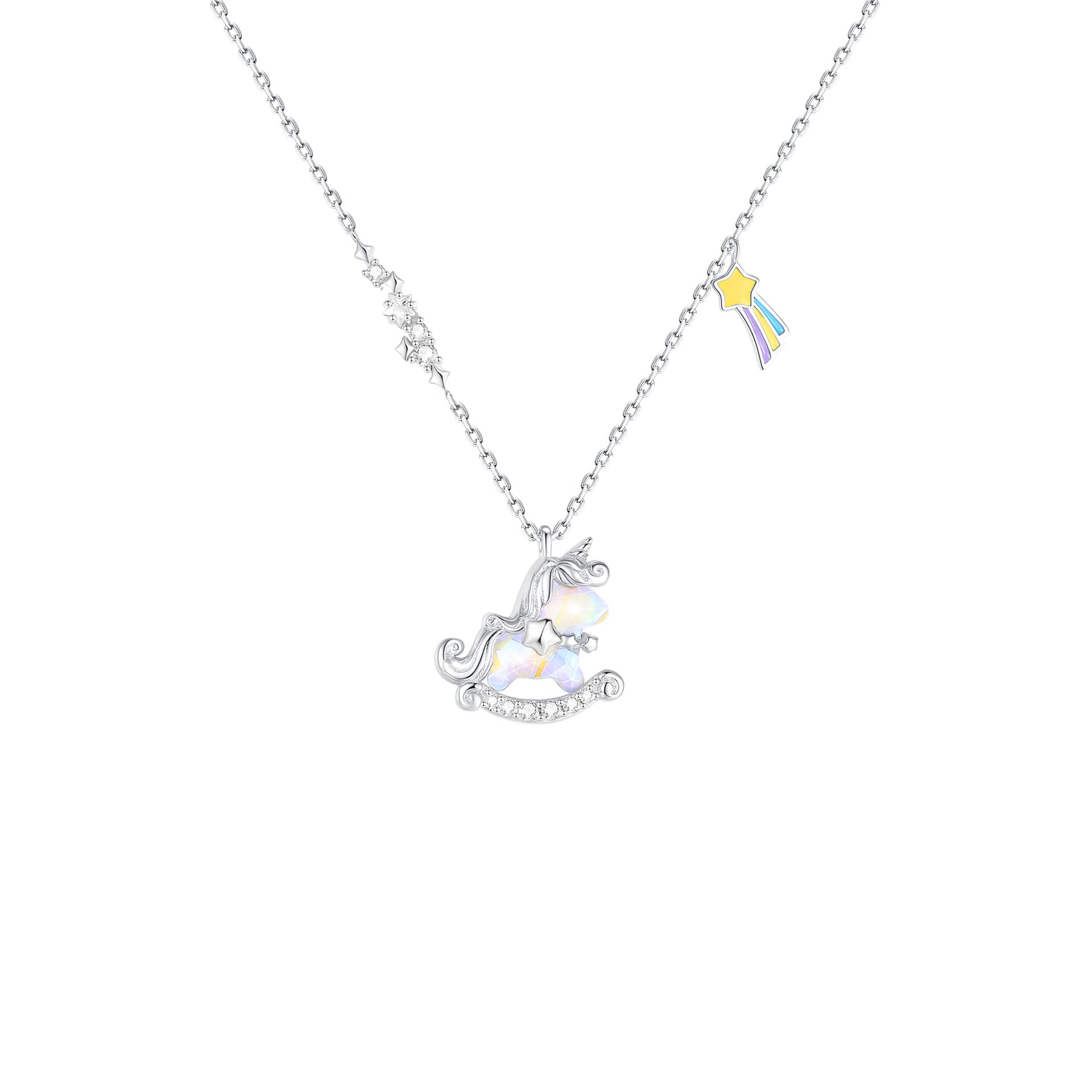 Aurora Series Unicorn s925 necklace