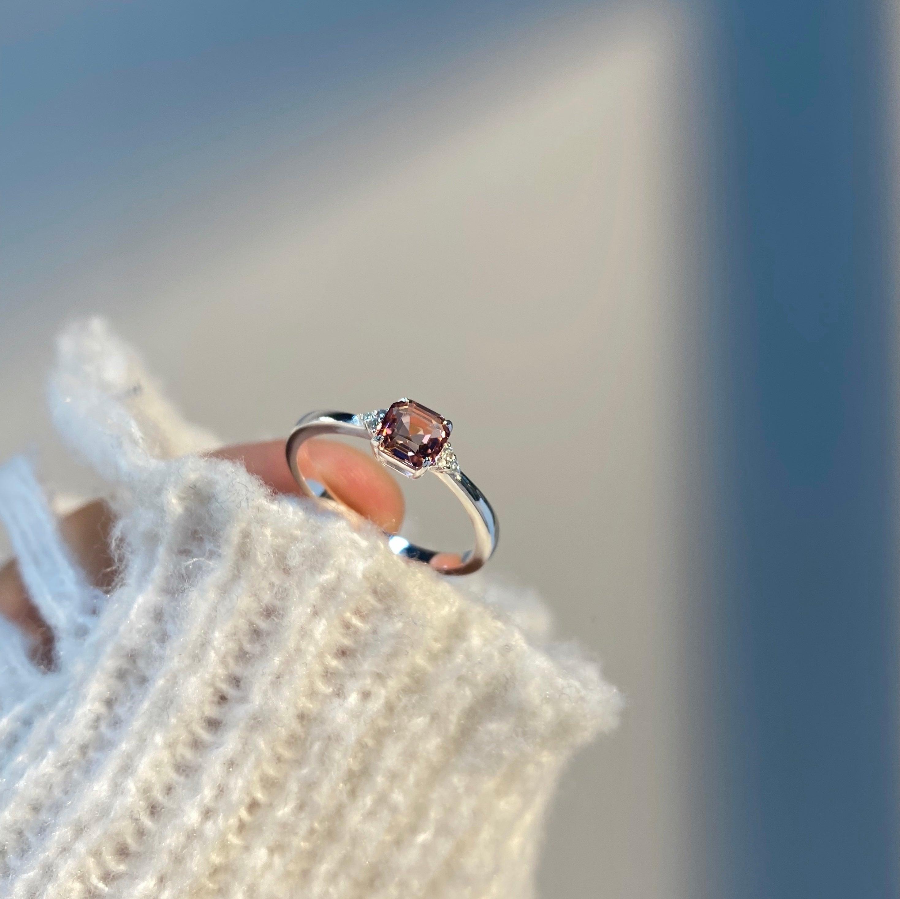 Boudoir close friend tourmaline ring custom