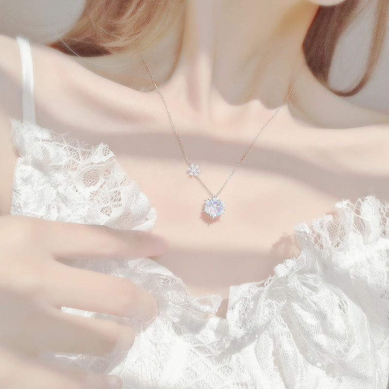 Aurora Series Snowflake s925 Necklace
