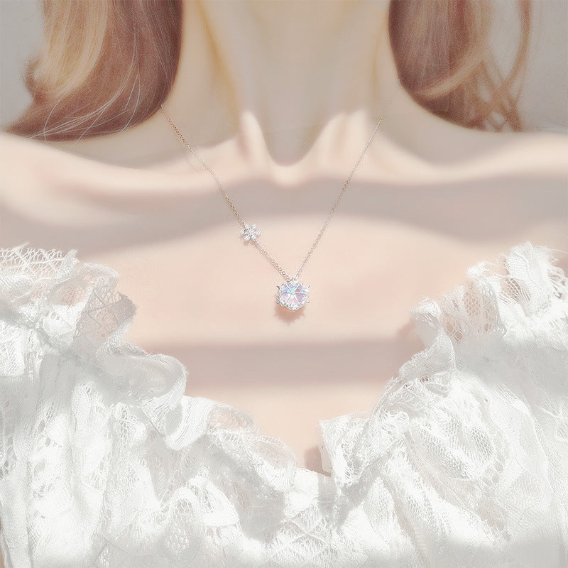 Aurora Series Snowflake s925 Necklace