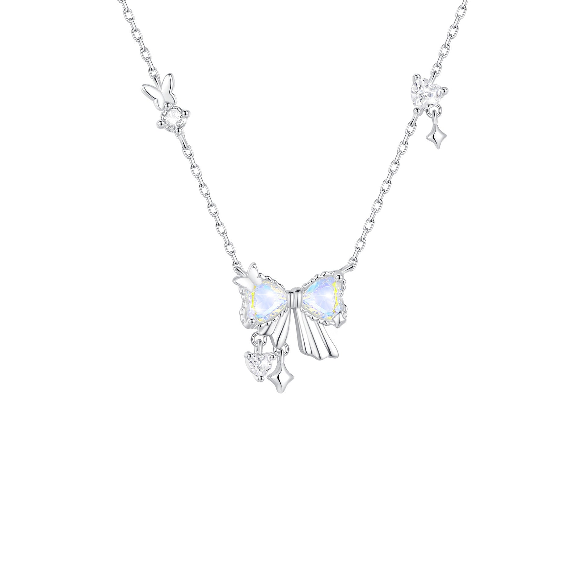 Aurora Series Bow s925 necklace