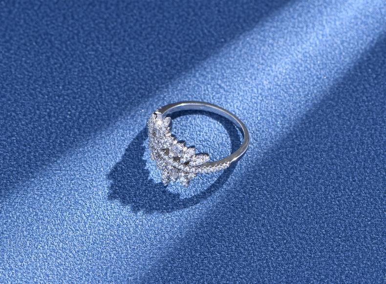 Willow Leaf Handmade Series S925 Sterling Silver Ring