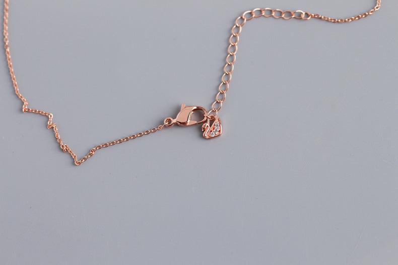 Heartbeat Pendant S925 Sterling Silver Necklace