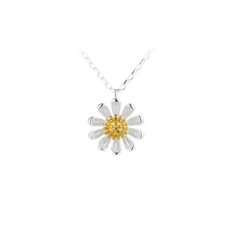 Daisy S925 Sterling Silver Necklace-BlingRunway