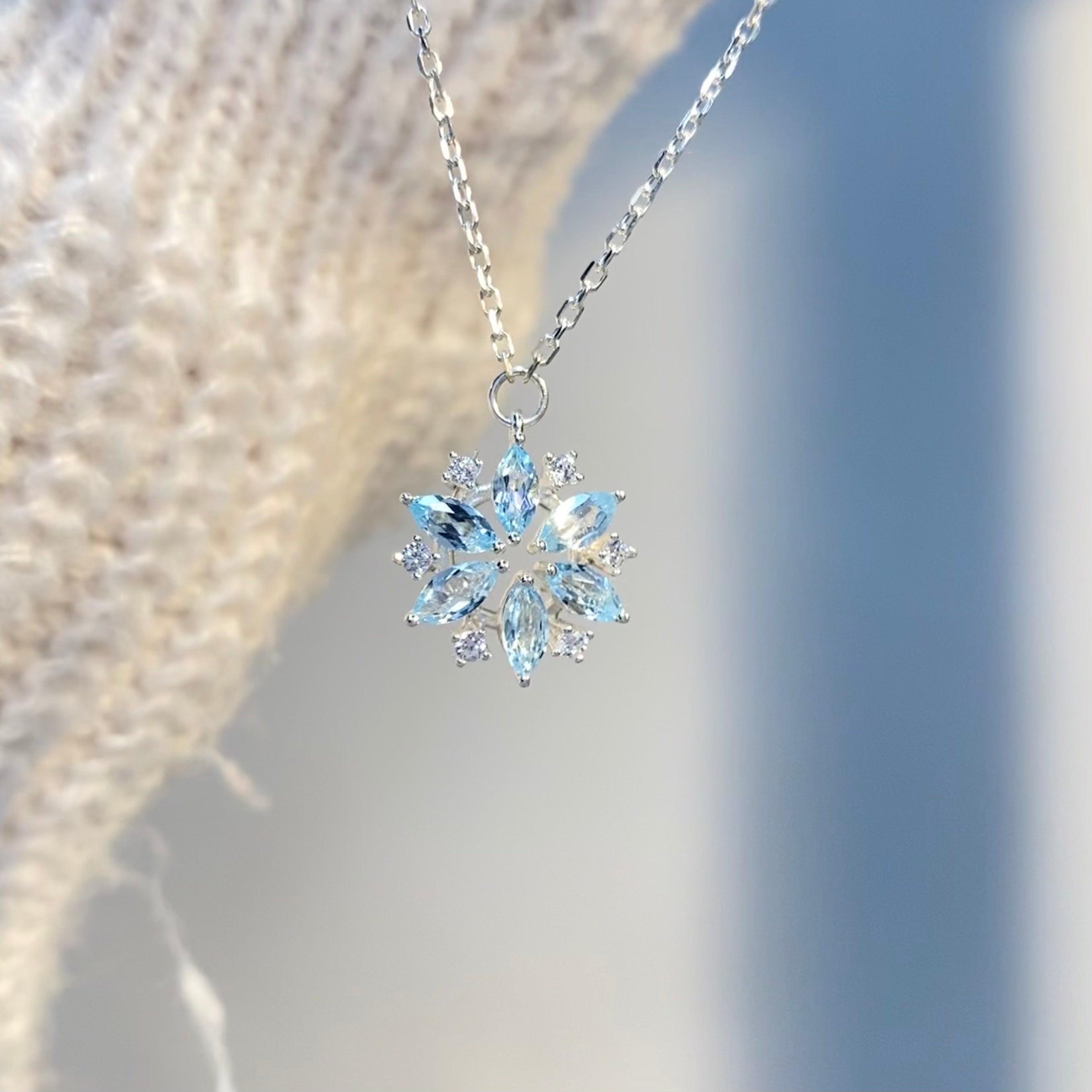 夏日雪花手工 S925 银项链