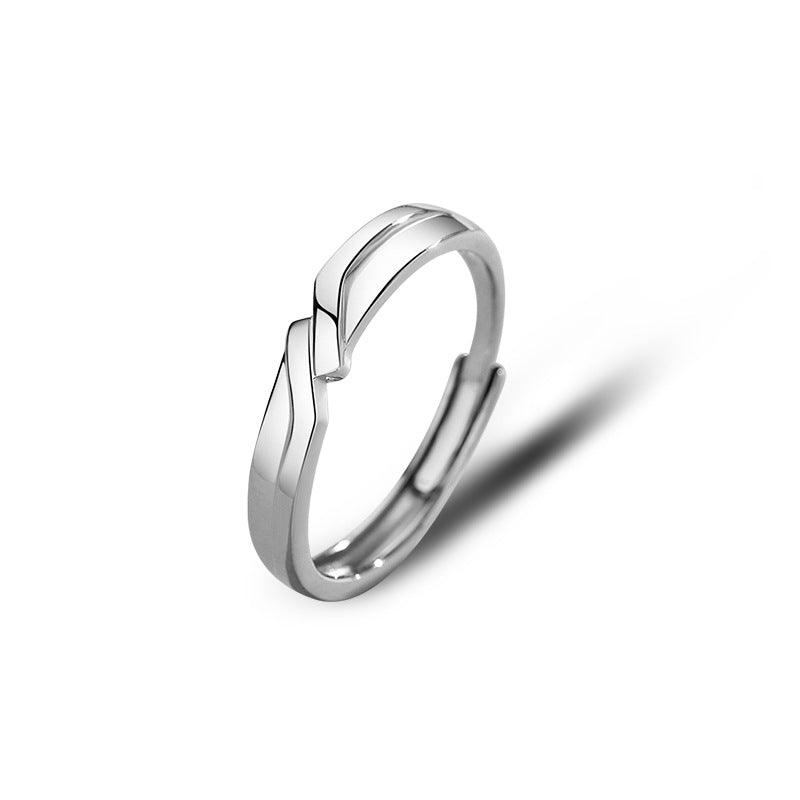 Promise S925 Sterling Silver Couple Ring