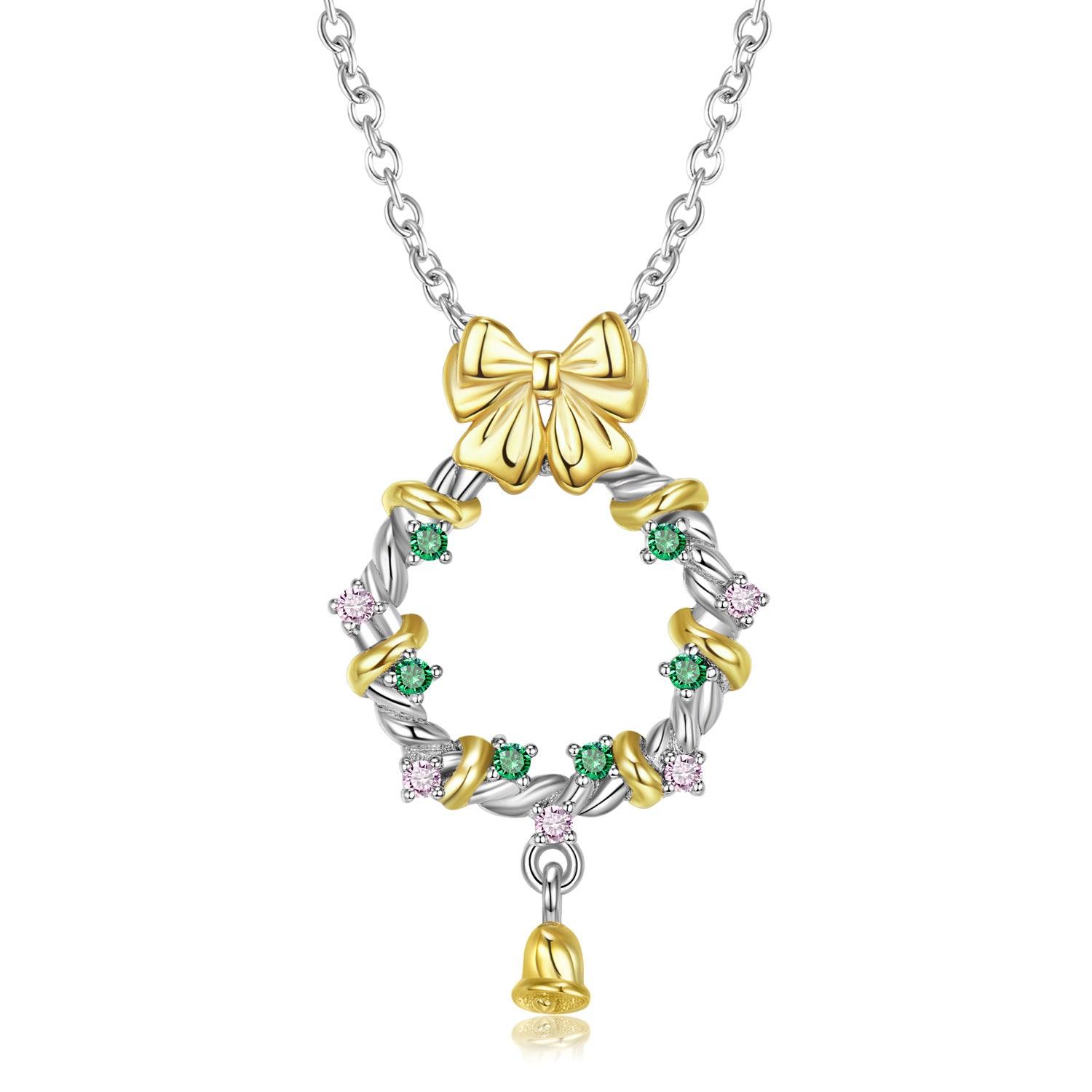 Bell Garland Handmade Series S925 Sterling Silver Necklace-BlingRunway