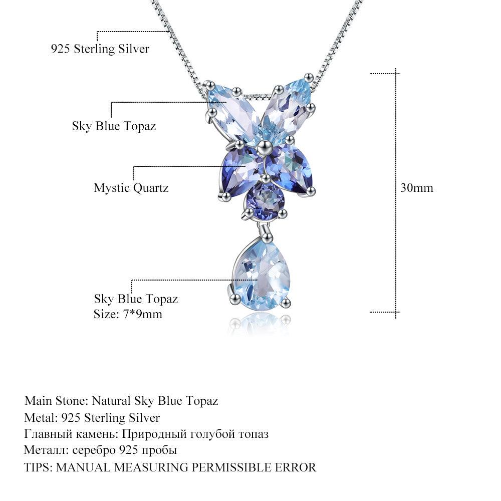 “Butterfly Tears” S925 Sterling Silver Necklace