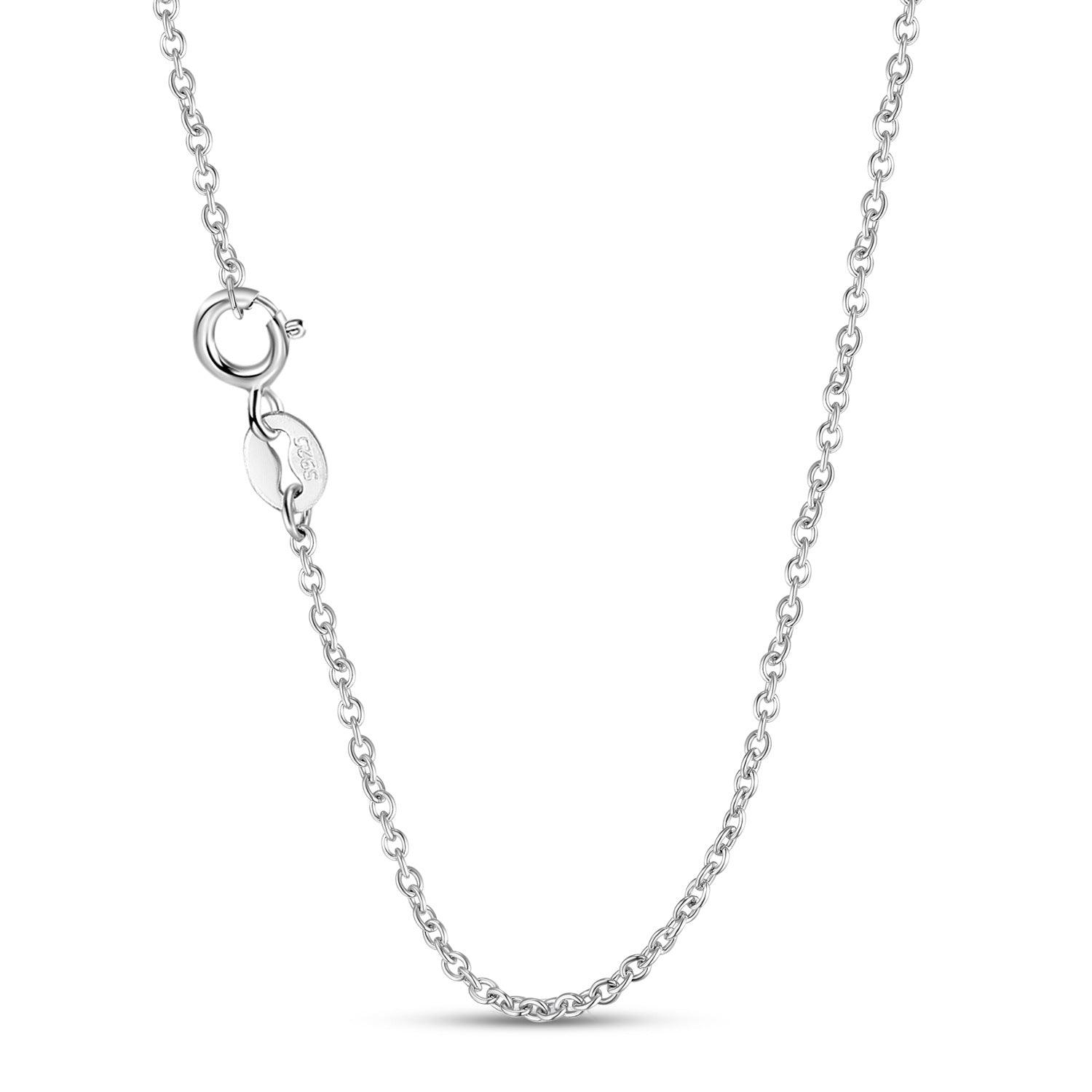 Snowflake Planet Handmade Series S925 Sterling Silver Necklace