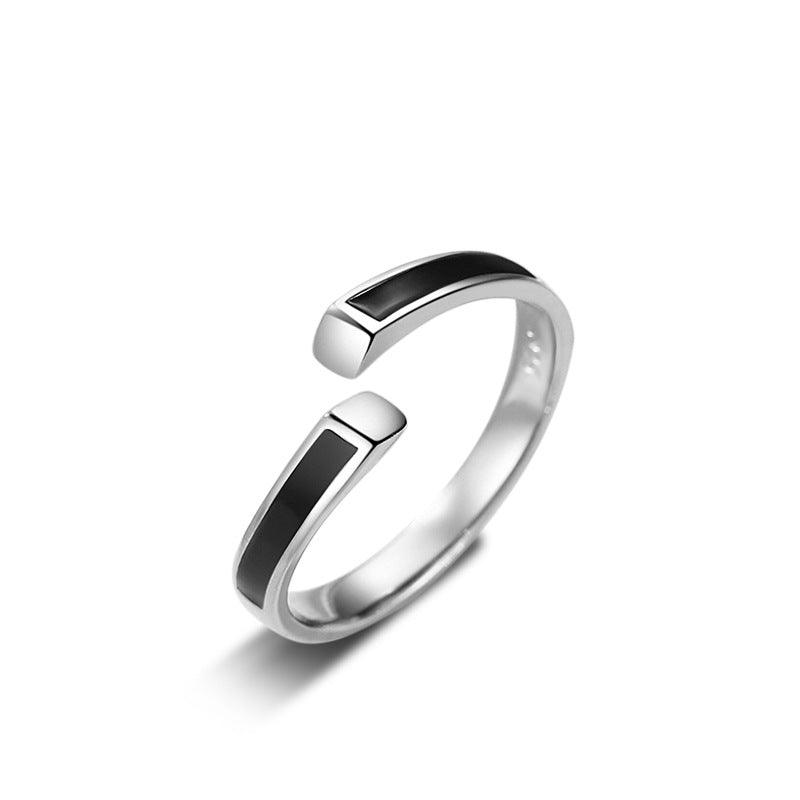 Simple Love S925 Sterling Silver Couple Ring