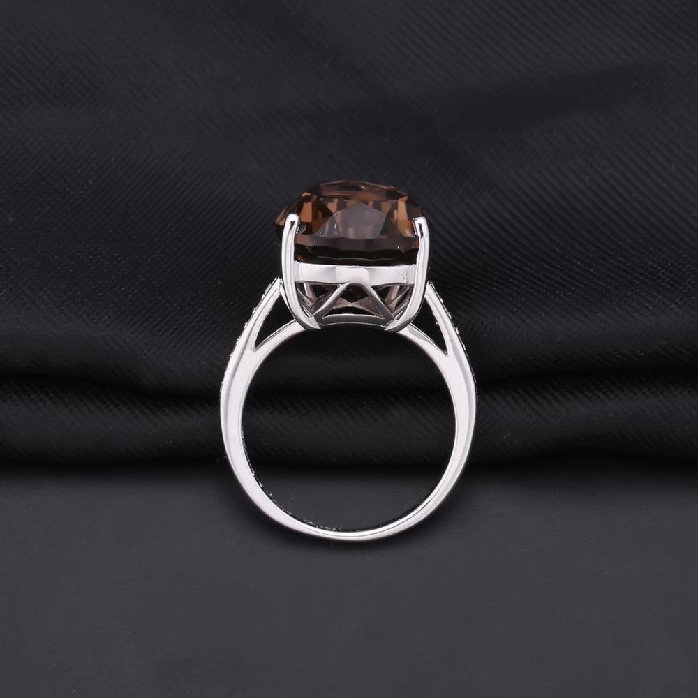 Super Large Droplet S925 Sterling Silver Ring-BlingRunway