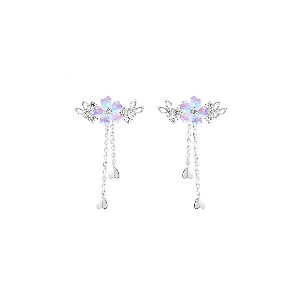 Fantasy Cherry Blossom Butterfly Series s925 Sterling Silver Set