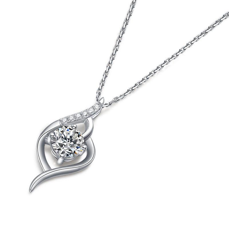 Spiral Pendant S925 Sterling Silver Necklace