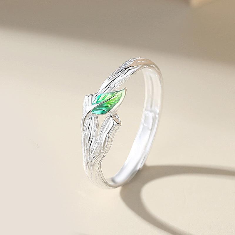 Love at the Beginning Handmade S925 Silver Couple Ring